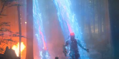 LL Web Design,Altered Carbon, photo du feu des anges en action sur la planète