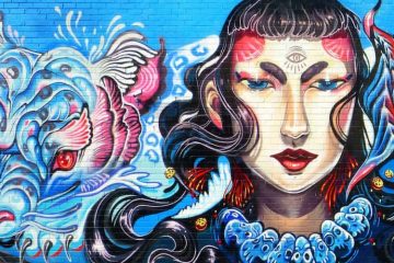 Graffiti sur un mur de Melbourne