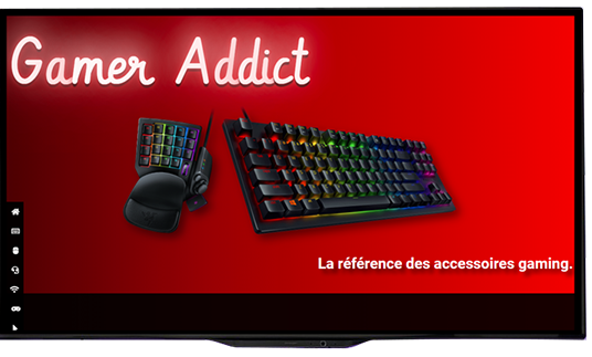 Photo d un écran sur le site web Gamer Addict